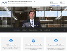 Tablet Screenshot of delongislegal.com